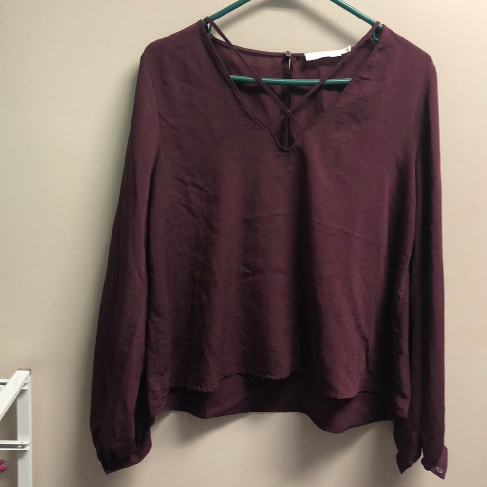 Long sleeve blouse